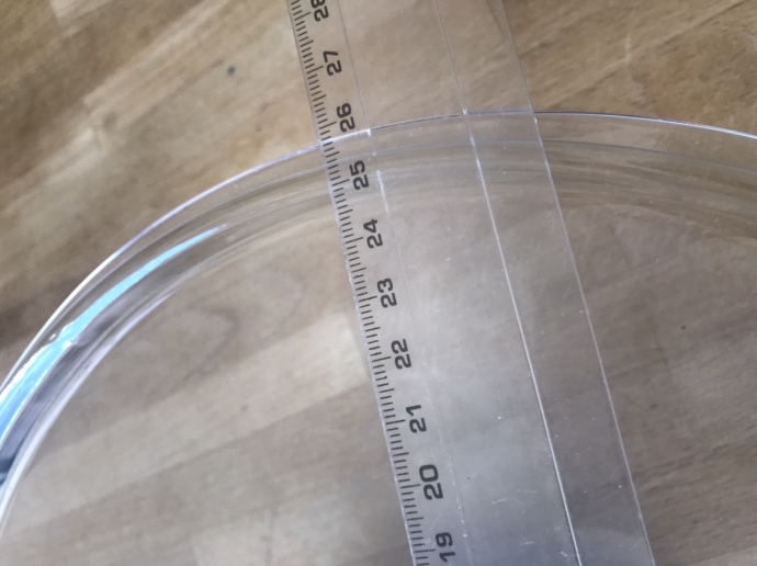 Стеклянная крышка для сковороды, 25, 5 см